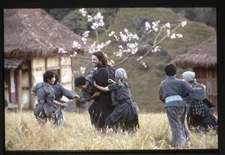 The Last Samurai Tom Cruise playing with children Original 35mm Transparency