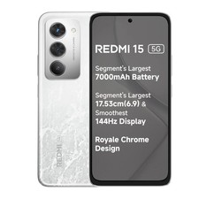 Redmi 15 5G White 6GB 128GB 50MP AI Camera-Global Version. NO TARIFFS IN USA