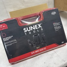 Sunex 2668 12 Drive 39 Piece Sae Deep Impact Socket Set