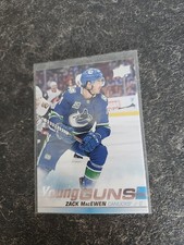 2019-20 Upper Deck Series 1 Young Guns Zack MacEwen YG RC Card# 244
