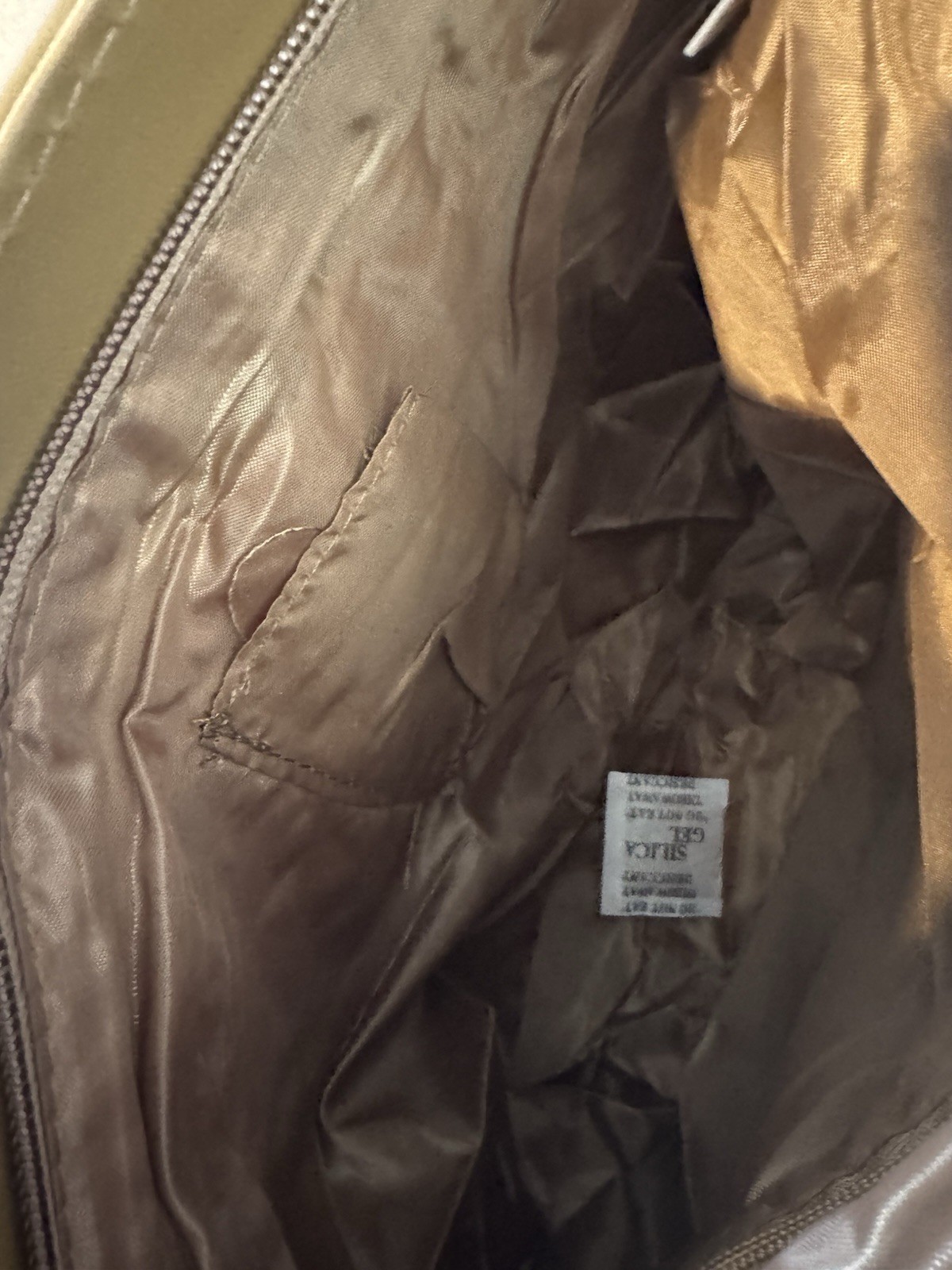 Vintage Brown Leather/Suede Patchwork Shoulder Ba… - image 6