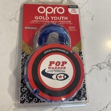 Opro Gold Mouthguard Sports Dental Protection Football MMA  Hockey Boxing BLUE