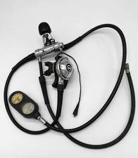 Vintage U.S. Divers Aqua-Lung Calypso J Scuba Regulator  Dive Master Gauge Set