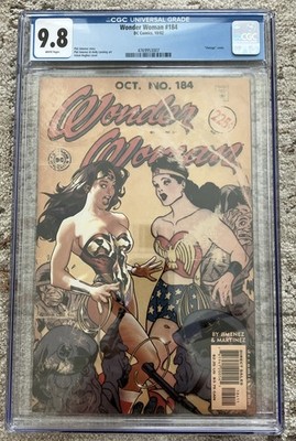 Wonder Woman #184 (DC Comics, 2002) CGC 9.8 | Classic Adam Hughes cover
