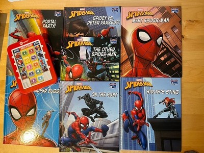 Marvel Spiderman Set of 6 Story Reader Me Reader Books/ Children Books -2 books