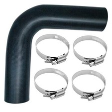 Gasoline Fuel Filler Neck Hose 2 inches Inside 90 degree Reinforced Gas tank