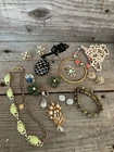 VINTAGE Costume Jewelry Lot Broken Repair High End BSK Lisner Trifari Kramer ++