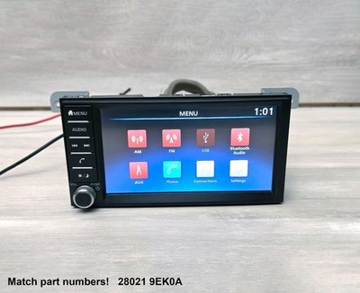 2017-2019 NISSAN SENTRA VERSA RADIO RECEIVER DISPLAY BLUETOOTH USB 28021 9EK0A