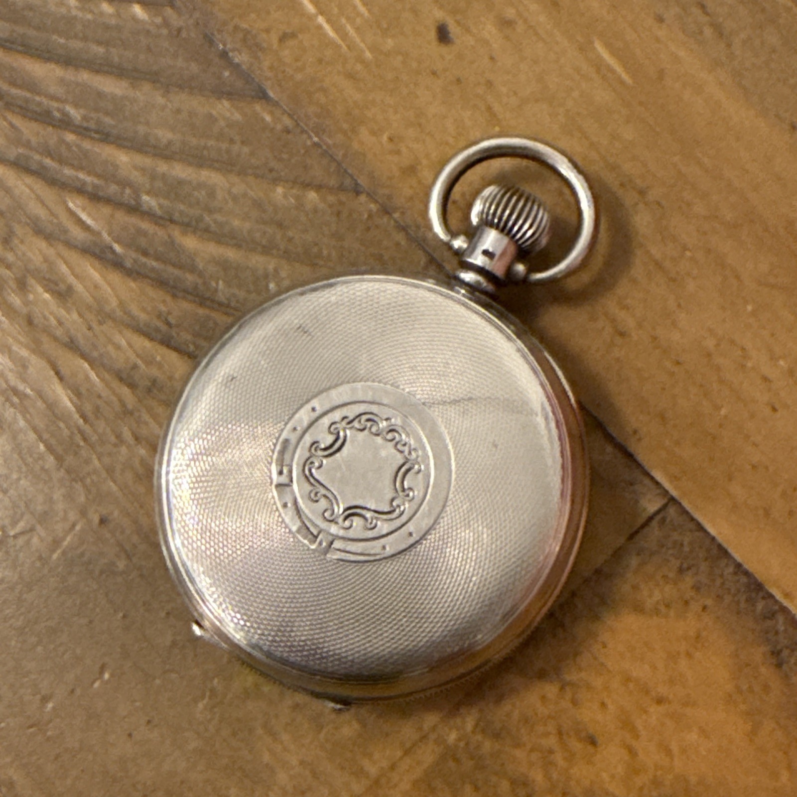 ANTIQUE LIMIT SOLID SILVER POCKET WATCH - image 3