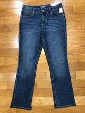 NWT Maurices Mid Rise Slim Boot M Jeans Size 8 Short Timeless Minimalist Casual