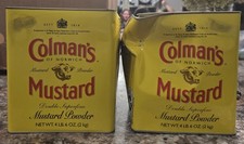 UPC 667803001100 product image for 2 PACK- Colman's Double Superfine Mustard Powder, 4 Pound 6 oz Tin | upcitemdb.com