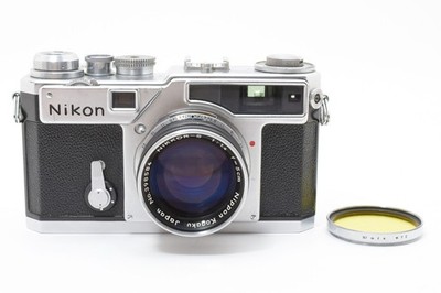  Spätes Modell [FAST NEUWERTIG] Nikon SP analoge Kamera 35 mm NIKKOR-S 50...
