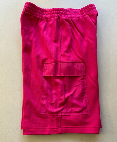 Royalty by Maluma Herren Relaxed-Fit Mixed-Media 9-1/2 Utility Shorts Fuchsia-2XL - Bild 11 von 13