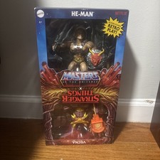 Masters of the Universe X Stranger Things HE-MAN vs VECNA 5 Retro MOTU.....