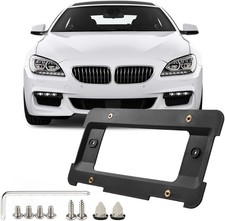 Rear License Plate Mount Frame Holder Bumper Bracket For Bmw 6 Screws