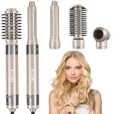 5 in 1 Hair Air Styler - Rotating Hair Dryer Brush 110000 RPM for Fast Drying...