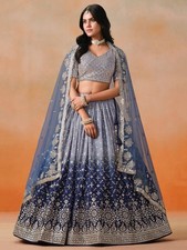 Latest Designer Faux Georgette Lehenga Choli With Dupatta For Wedding