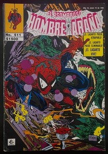 El Asombroso Hombre Araña #511 Todd McFarlane Mexico 1992 Lizard Spanish Comic
