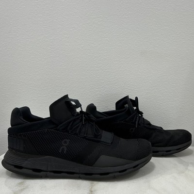 On Cloudnova Black Eclipse Men s 10.5 Mesh Low Top Sneaker 26-99822