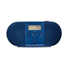 Portable CD Boombox CD Player with Digital FM Radio, Navy