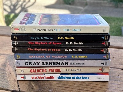 Lot of 8 E.E. Smith Vintage Science Fiction Paperbacks Pyramid Books 1960s USED