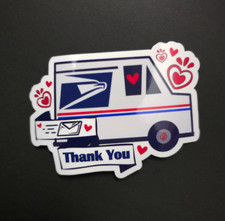 Thank You USPS - Vinyl Waterproof Sticker 4"