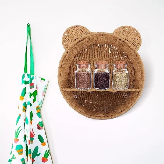 2 Cestini portaoggetti in vimini intrecciato PRETYZOOM - Immagine 2 di 4