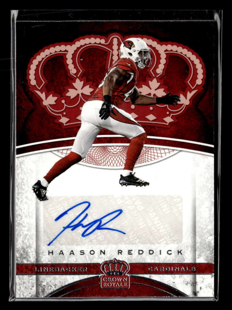 Haason Reddick Panini Crown Royale Rookie Autographs #14 Base