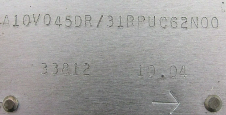 BOMBA HIDRÁULICA BOSCH A10V045DR/31RPUC62N00 REMANUFACTURADA  Foto 4 de 4