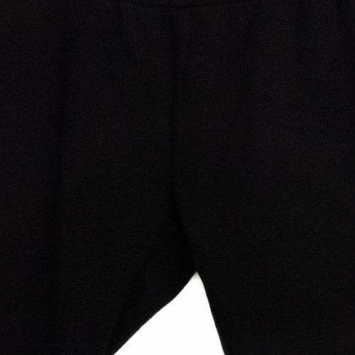 Matty M Womens Black Leggings Athletic Solid Stretch Elastic Waist Skinny Size M - Picture 4 of 7