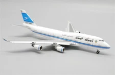 JC Wings Kuwait Airways for Boeing 747-400 9K-ADE Flaps Down 1/400 Plane Model