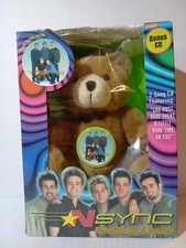NSYNC Collectible Bear With Pin Missing Cd In Original Box HTF RARE
