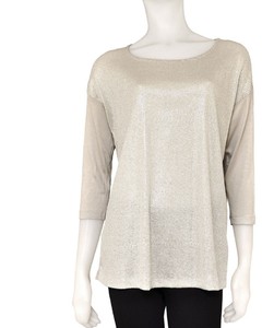 white long sleeve sequin top