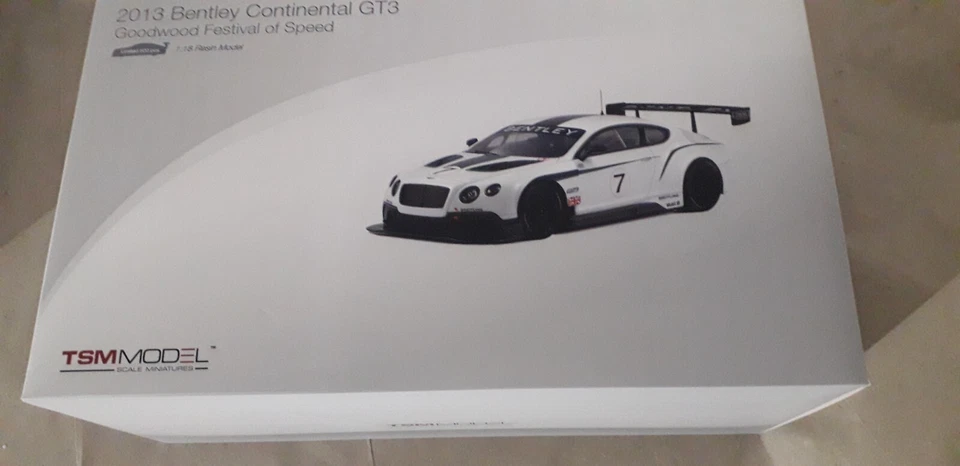 TSM 1:18  141829R Bentley Continental GT3 Goodwood 2013 #7  nuovo aperto x foto - Immagine 2 di 4