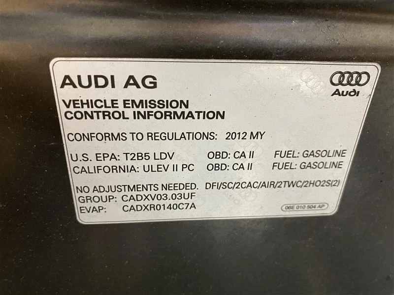 Used Front Right Exterior Door Handle fits: 2012 Audi A6 assembly w/o central lo - Изображение 3 из 4