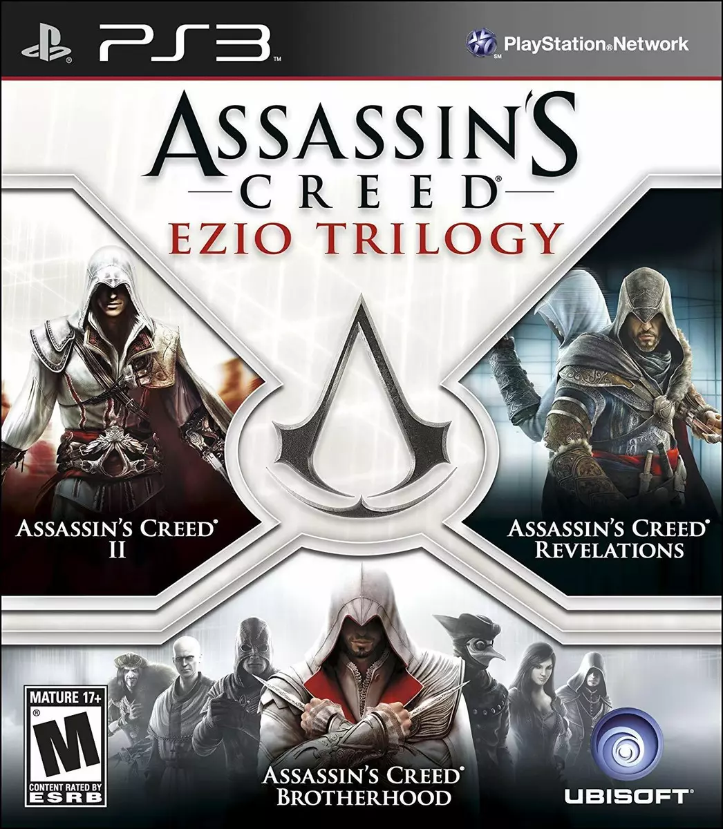 Assassins Creed Ezio Trilogy 3 RPG Action Adventure Games Sony PS3  Playstation 3