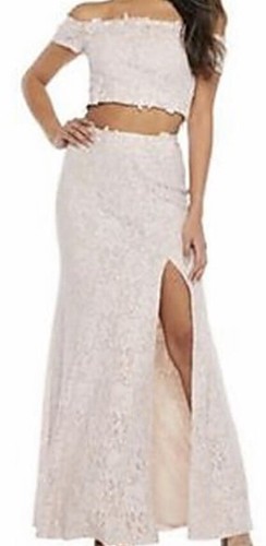 2 Pc Prom /Homecoming/ Formal Dress Top Size 1 Bottom Size 7 MSRP $200 New - Picture 2 of 12