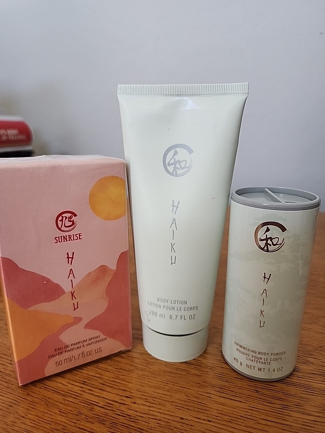 Avon HAIKU SUNRISE Eau De Parfum Spray / Body Powder/ Body L