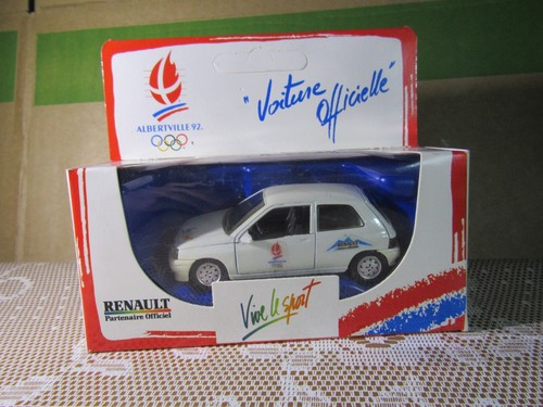 1652 MINIATURE RENAULT ESPACE ALBERTVILLE 1992 LOGITOYS DANS BOITE publicitaire EUR 59,99 - FR