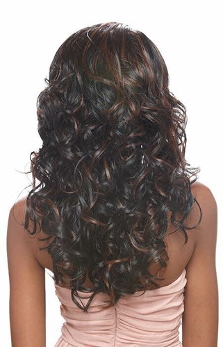 SUPER MOON BY VANESSA SYNTHETIC LONG CURLY VOLUME FULL WIG - Picture 23 of 115
