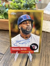 2022 Topps Chrome Platinum Anniversary Franmil Reyes Refractor Auto #d /50 🔥🔥