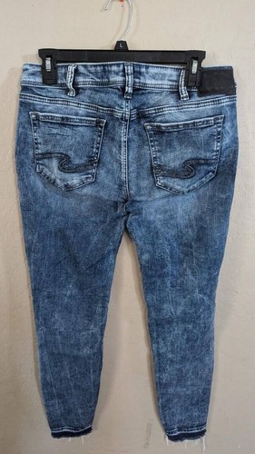 SZ 30 Silver Aiko Mid Ankle Skinny - Picture 3 of 3