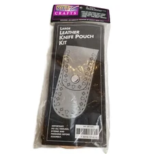Scout Crafts Large Leather Knife Pouch Kit NEW Boy Scout DIY Craft Merit Badge