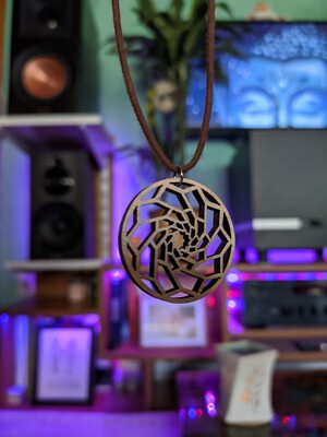 Wooden Flower of Life, Seed of Life, Infinite Rose pendant, Sacred geometry