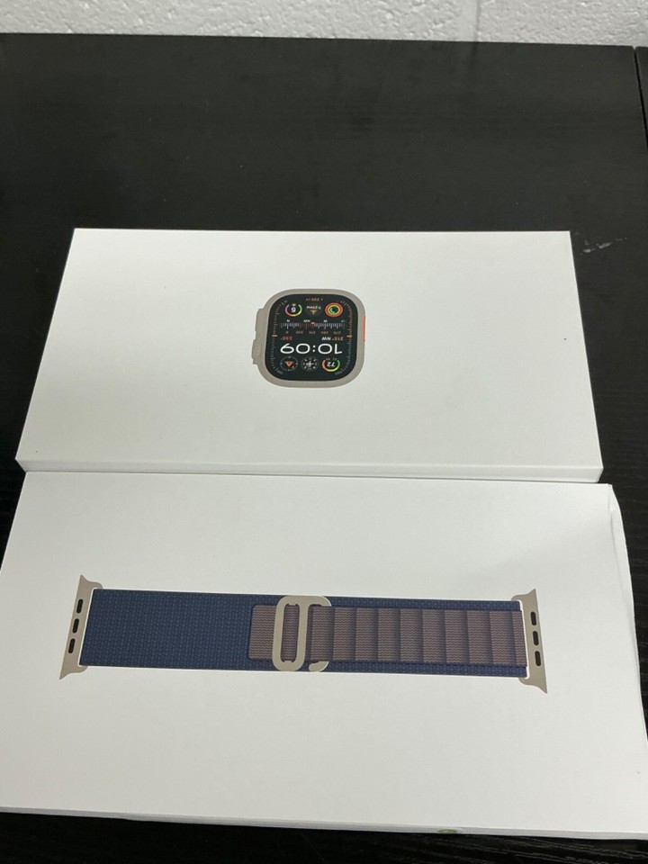 Apple Watch Ultra 2 A2986 Titanium Blue 49mm Bluetooth Smartwatch