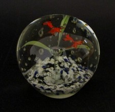 ✅ SPLENDIDO ANTICO FERMACARTE EPOCA 900 VETRO MURANO SOFFIATO ANTIQUE - 4572