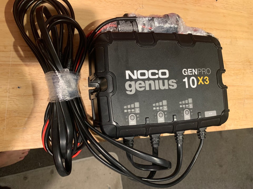 NOCO Genius GENPRO10X3 Smart Marine Battery Charger 12V 30Amp OnBoard