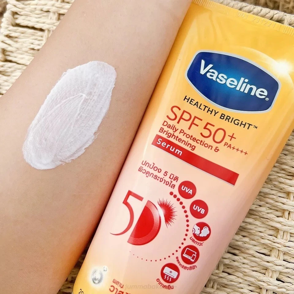 Pack 8 x 300ml Vaseline Healthy White Sun+Pollution Protection Serum SPF50PA++++ - Image 3 of 4