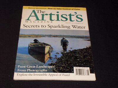 2003 AUGUST THE ARTIST'S MAGAZINE - SPARKLING WATER SECRETS FRONT COVER - E 1415