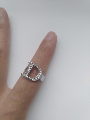 Christian Dior 'D' Initial Ring UK